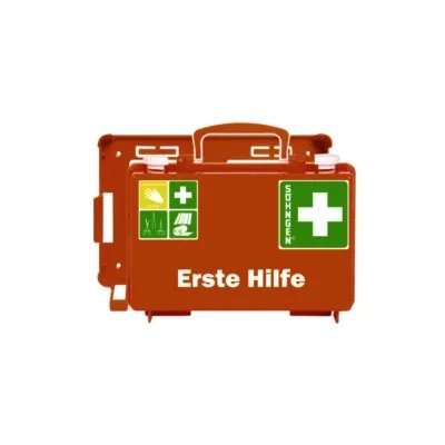 Erste Hilfe Koffer Quick CD Norm SO orange, mit Füllung Standard DIN 13157