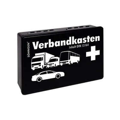 SÖHNGEN® KFZ-Verbandkasten KU Schwarz – mit Füllung nach DIN 13164 – Bild 3