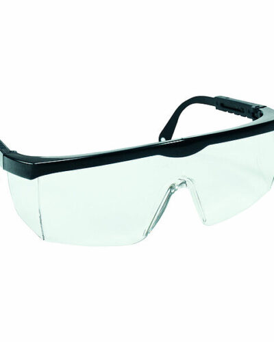 10x Arbeitsschutzbrille 659/2 - Schutzbrille mit längenverstellbaren Bügeln und integriertem Seitenschutz – EN 166