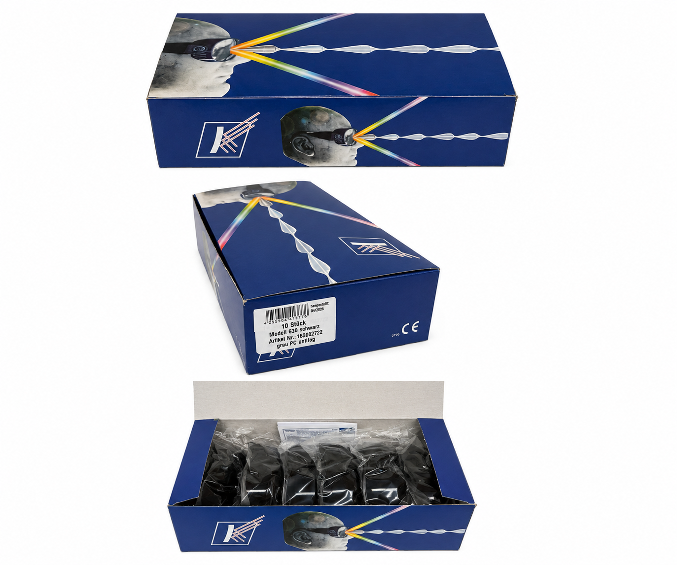 Karton Brillen
