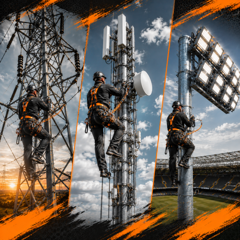 Strommast / Antennenmast / Flutlichtmast