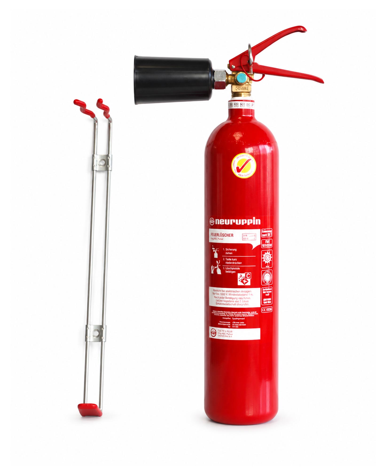 Neuruppin CO₂-Feuerlöscher KS 2 BG 2 kg | Für EDV & elektrische Anlagen