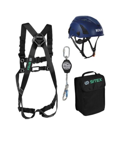 Profi Sicherheitsset Plus für Hebebühnen – Komplettset mit KASK SUPERPLASMA AQ CE Schutzhelm | EN 360, EN 361, EN 397 & EN 12492