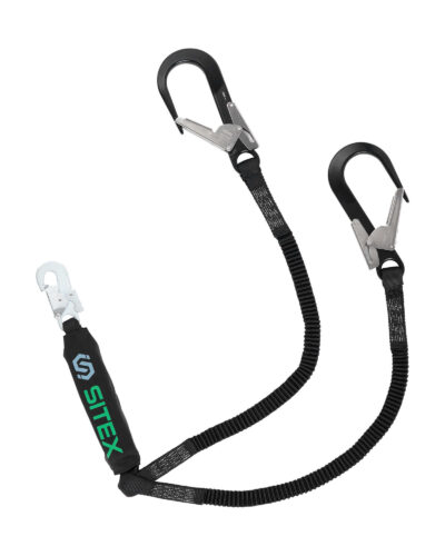 Verbindungsmittel mit Bandfalldämpfer Y-Form – Elastisch 1,40–1,80 m | EN 354 / EN 355