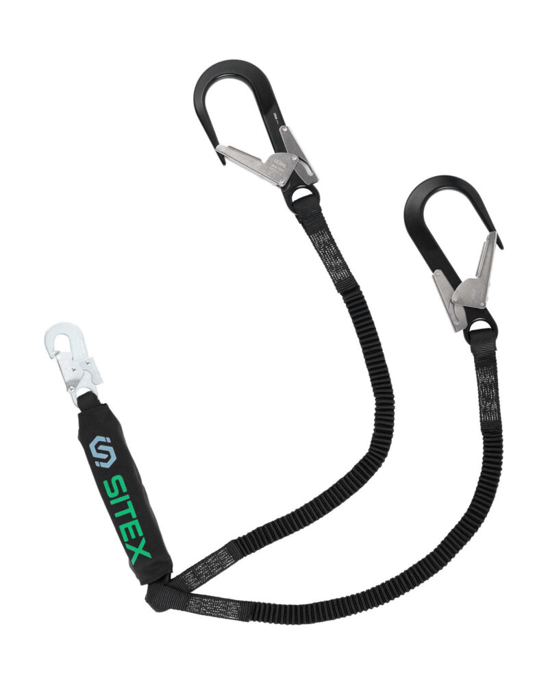 Verbindungsmittel mit Bandfalldämpfer Y-Form – Elastisch 1,40–1,80 m | EN 354 / EN 355